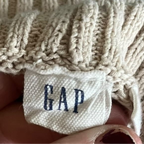 GAP Women's Cream Sleeveless Knit Cardigan With Shawl Collar Small | EUC - Picture 8 of 10